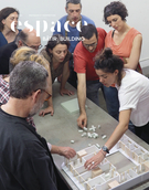 Couverture du numéro 'Bâtir' de la revue 'Espace'