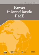 Couverture du numéro 'Le repreneuriat : une voie entrepreneuriale forte !' de la revue 'Revue internationale P.M.E.'
