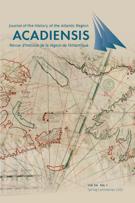 Cover for issue 'Volume 54, Number 1, 2025' of the journal 'Acadiensis'