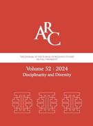 Cover for issue 'Disciplinarity and Diversity' of the journal 'Arc'