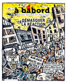 Cover for issue 'Démasquer la réaction' of the journal 'À bâbord !'
