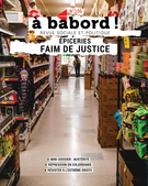 Cover for issue 'Épiceries : faim de justice' of the journal 'À bâbord !'