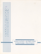 Cover of Volume 1, Number 1, Fall 1992, pp. 1-24, Bulletin d'histoire politique