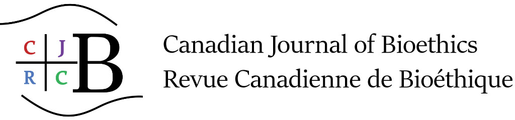 Logo for Canadian Journal of Bioethics / Revue canadienne de bioéthique