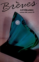 Cover of Number 59, Fall 2001, pp. 9-119, Brèves littéraires