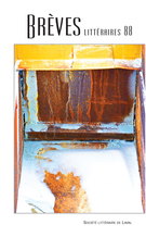 Cover of Humour, Number 88, 2014, pp. 7-122, Brèves littéraires