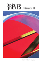 Cover of Cuisine, Number 89, 2014, pp. 7-105, Brèves littéraires