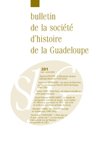 Cover for issue 'Number 201, May–August 2025' of the journal 'Bulletin de la Société d'Histoire de la Guadeloupe'