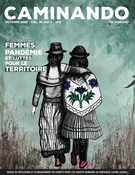 Cover for issue 'Femmes, pandémie et luttes pour le territoire' of the journal 'Caminando / En marche!'