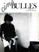 Cover of Volume 3, Number 3, December 1982, January 1983, pp. 1-12, Ciné-Bulles