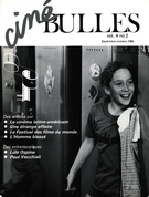 Cover of Volume 4, Number 2, September–October 1983, pp. 2-17, Ciné-Bulles