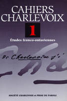 Cover of Volume 1, 1995, pp. 5-409, Cahiers Charlevoix