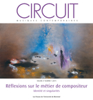 Cover of Réflexions sur le métier de compositeur, Volume 27, Number 1, 2017, pp. 5-89, Circuit