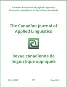 Cover for issue 'Volume 27, Number 3, Winter 2024' of the journal 'Canadian Journal of Applied Linguistics / Revue canadienne de linguistique appliquée'