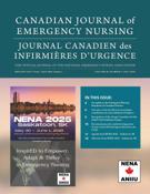 Cover for issue 'NENA Conference Special edition - 2025' of the journal 'Canadian Journal of Emergency Nursing / Journal canadien des infirmières d’urgence'