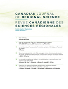 Cover for issue 'Volume 49, Number 2, 2026' of the journal 'Canadian Journal of Regional Science / Revue canadienne des sciences régionales'