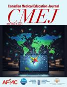 Cover for issue 'Volume 16, Number 4, 2025' of the journal 'Canadian Medical Education Journal / Revue canadienne de l'éducation médicale'