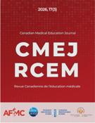 Cover for issue 'Volume 17, Number 3, 2026' of the journal 'Canadian Medical Education Journal / Revue canadienne de l'éducation médicale'