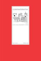 Cover for issue 'Volume 33, Number 1, Spring 2022' of the journal 'Confraternitas'