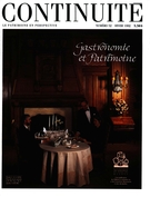 Cover of Gastronomie et patrimoine, Number 52, Winter 1992, pp. 4-58, Continuité