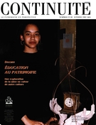 Cover of Éducation au patrimoine, Number 57-58, Fall 1993, pp. 4-62, Continuité