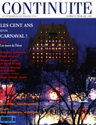 Cover of Les traces de l’hiver, Number 59, Winter 1994, pp. 4-50, Continuité