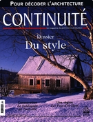 Cover of Du style, Number 119, Winter 2008–2009, pp. 5-58, Continuité