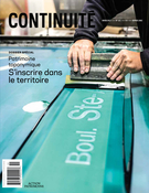 Cover of Patrimoine toponymique. S’inscrire dans le territoire, Number 151, Winter 2017, pp. 5-50, Continuité