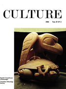 Cover of Volume 4, Number 2, 1984, pp. 3-94, Culture