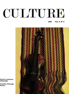 Cover of Volume 5, Number 2, 1985, pp. 3-123, Culture