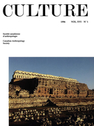 Cover of Volume 16, Number 1, 1996, pp. 5-129, Culture