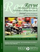 Cover of Pratiques sportives et handicap : de la transformation à la mise en scène des corps différents, Volume 23, Number 1, September 2017, pp. 3-139, Développement Humain, Handicap et Changement Social / Human Development, Disability, and Social Change