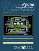 Cover of Politiques sociales, action sociale et solidarité dans le champ du handicap, Volume 24, Number 2, July 2018, pp. 3-147, Développement Humain, Handicap et Changement Social / Human Development, Disability, and Social Change
