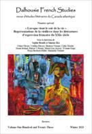 Cover for issue '« Lorsque vient le soir de la vie ». Représentations de la vieillesse dans les littératures d’expression française du XXIe siècle' of the journal 'Dalhousie French Studies'