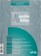 Cover of Volume 44, Number 1, January–March 1998, pp. 3-53, Documentation et bibliothèques
