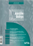 Cover of Volume 46, Number 2, April–June 2000, pp. 59-102, Documentation et bibliothèques