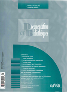 Cover of Volume 49, Number 1, January–March 2003, pp. 3-52, Documentation et bibliothèques