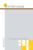 Cover for issue 'Number 31, 2026' of the journal 'Entrevous'