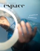 Cover for issue 'Prophéties' of the journal 'Espace'