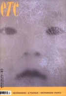 Cover of Néoféminisme : le politique / <em>Neofeminisms: politics</em>, Number 83, September–October–November 2008, pp. 4-78, ETC