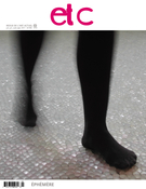 Cover of Éphémère, Number 93, June–July–August–September 2011, pp. 4-79, ETC