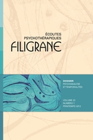 Cover of Psychanalyse et temporalités, Volume 22, Number 1, Spring 2013, pp. 7-141, Filigrane