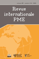 Cover of Volume 26, Number 3-4, 2013, pp. 7-240, Revue internationale P.M.E.