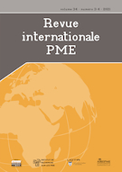 Cover for issue 'Volume 34, Number 3-4, 2021' of the journal 'Revue internationale P.M.E.'
