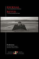 Cover of Volume 22, Number 2, 2011, pp. 1-265, Journal of the Canadian Historical Association / Revue de la Société historique du Canada