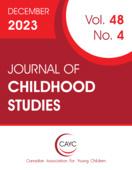 Cover of Volume 48, Number 4, December 2023, pp. 1-66, Journal of Childhood Studies