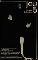 Cover of Number 6, Summer–Fall 1977, pp. 3-142, Jeu