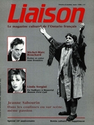 Cover of Gens de théâtre, gens de passion, Number 46, Spring–March 1988, pp. 2-56, Liaison