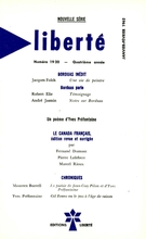 Cover of Volume 4, Number 19-20, January–February 1962, pp. 3-64, Liberté