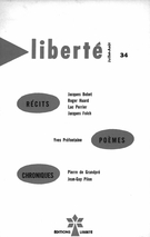 Cover of Volume 6, Number 4 (34), July–August 1964, pp. 274-320, Liberté